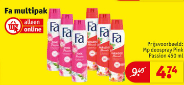 Aanbieding: FA mulitpack deodorant