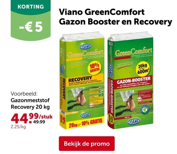 Promotie: Gazonmeststof Recovery