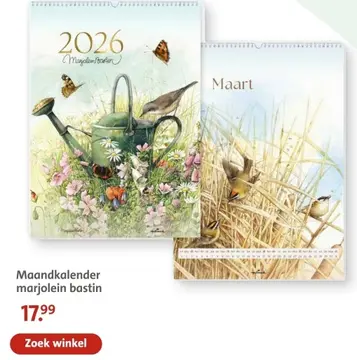 Aanbieding: Maandkalender marjolein bastin