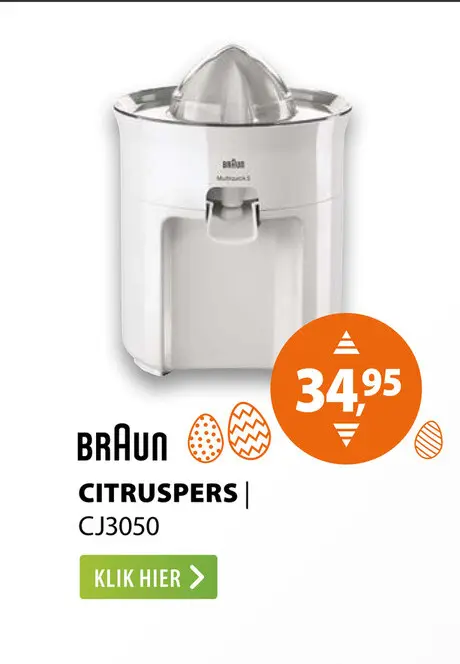 Aanbieding: Braun CJ3050 Wit