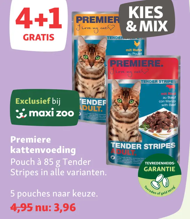 Aanbieding: Premiere kattenvoeding