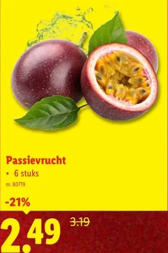 Promotie: Passievrucht