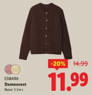 Aanbieding: Damesvest