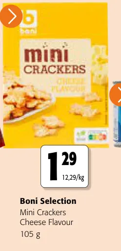 Promotie: Mini Crackers Cheese Flavour