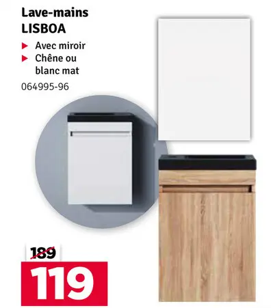 Offre: Lave-mains LISBOA