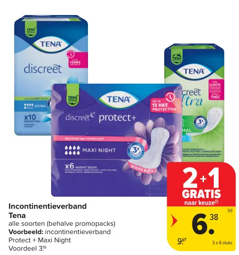 Aanbieding: Incontinentieverband