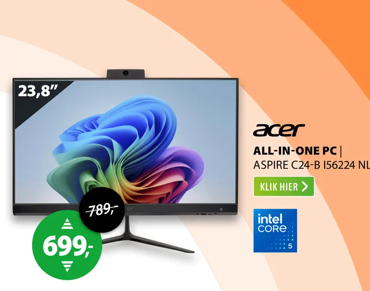 Aanbieding: All-in-one pc | aspire c24-b i56224 nl