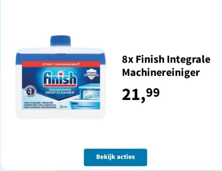 Promotie: Finish Integrale Machinereiniger