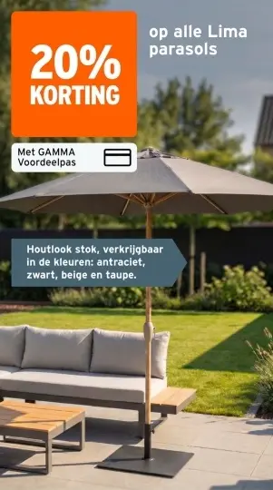 Aanbieding: Lima parasols
