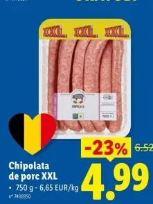 Offre: Chipolata de porc XXL