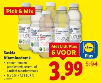 Promotie: Vitaminedrank