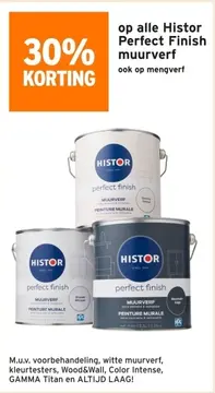 Aanbieding: op alle Histor Perfect Finish muurverf