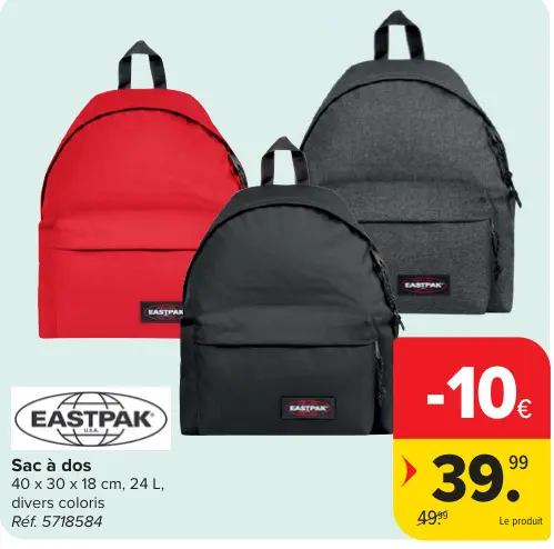 Offre: Sac à dos