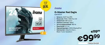 Aanbieding: G-Master Red Eagle