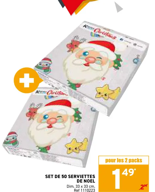 Offre: Serviettes de noel