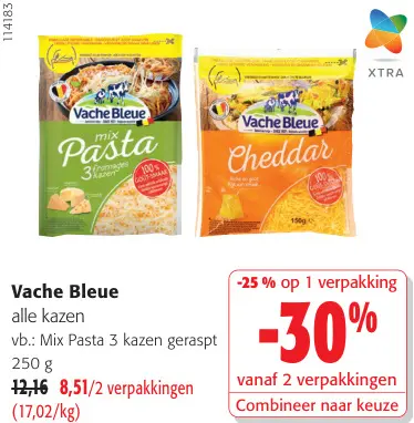 Promotie: Vache Bleue alle kazen
