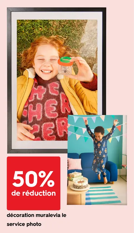 Offre: Décoration murale via le service photo