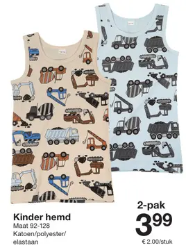 Aanbieding: Kinder hemd