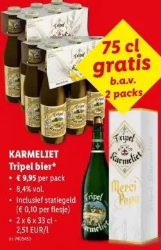 Promotie: Tripel bier