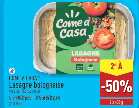 Offre: Lasagne bolognaise