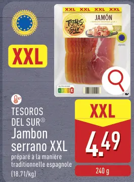 Offre: Jambon Serrano XXL