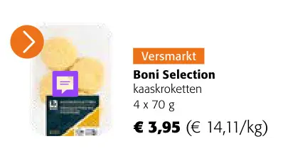 Promotie: kaaskroketten