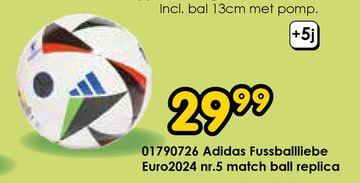 Aanbieding: Adidas Fussballliebe Euro2024 nr.5 match ball replica