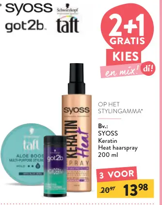 Promotie: SYOSS Keratin Heat haarspray