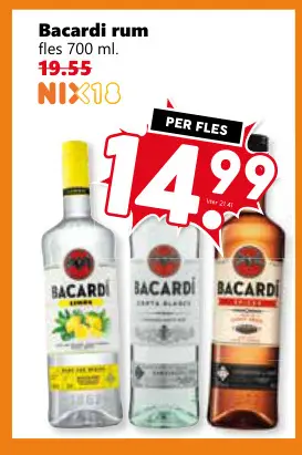 Aanbieding: rum