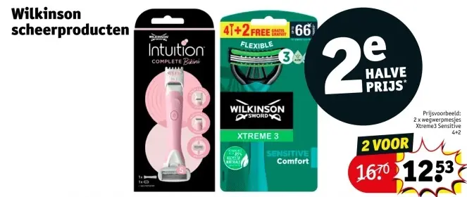 Promotie: Scheerproducten