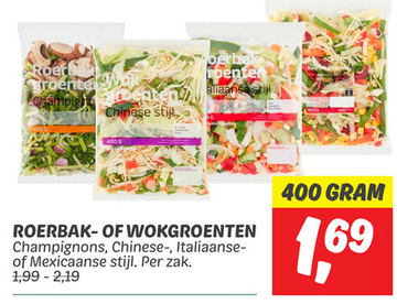 Aanbieding: ROERBAK-OF WOKGROENTEN