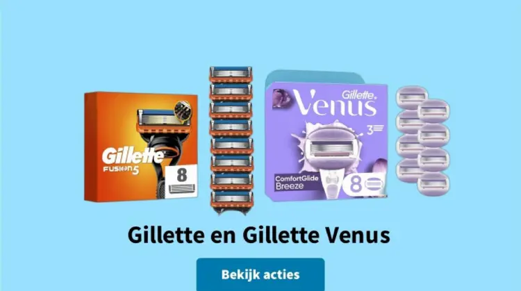Promotie: Gillette en Gillette Venus