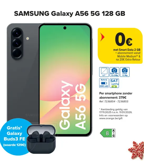 Promotie: Galaxy A56 5G 128 GB