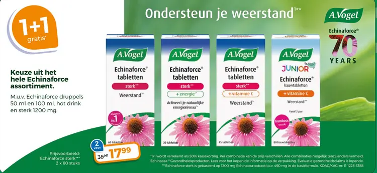 Aanbieding: Echinaforce tabletten