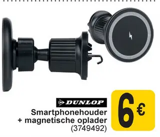 Aanbieding: Smartphonehouder + magnetische oplader