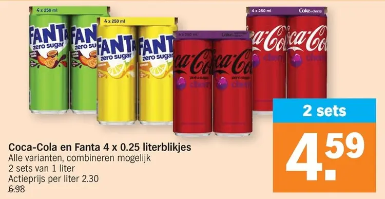 Promotie: Coca-Cola en Fanta