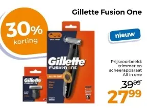 Aanbieding: Gillette Fusion One