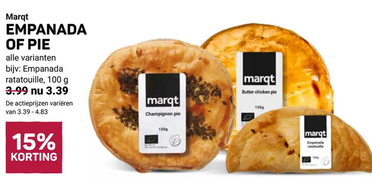 Aanbieding: Empanada of pie