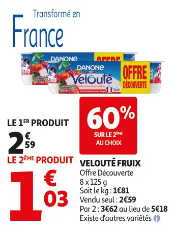 Offre: Velouté Fruix