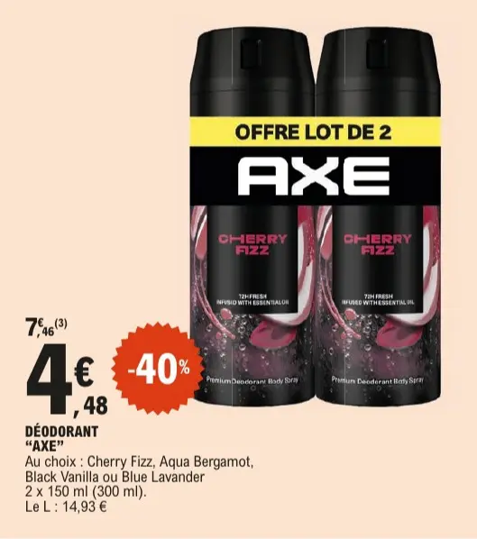 Offre: Déodorant