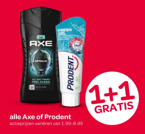 Aanbieding: Alle Axe or Prodent