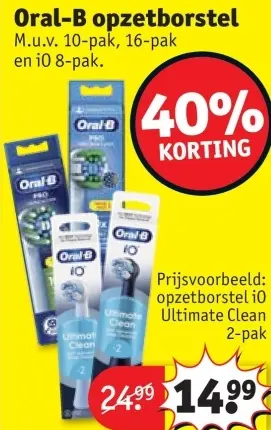 Promotie: Oral-B opzetborstel