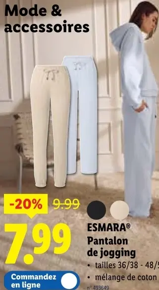 Offre: ESMARA® Pantalon de jogging