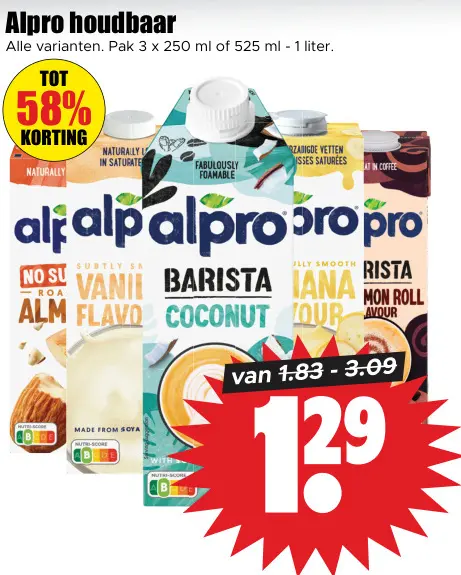 Aanbieding: Houdbaar melk