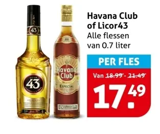 Aanbieding: Havana Club of Licor43