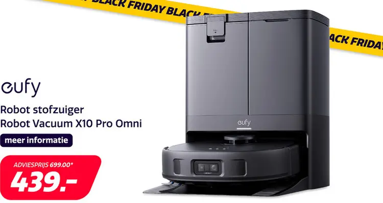 Aanbieding: Eufy Robot Vacuum X10 Pro Omni