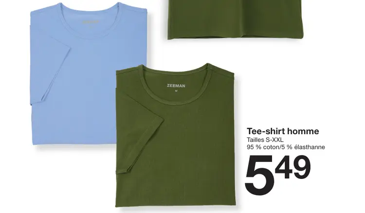 Offre: Tee-shirt homme