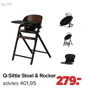 Aanbieding: Q-Sittle Stoel & Rocker