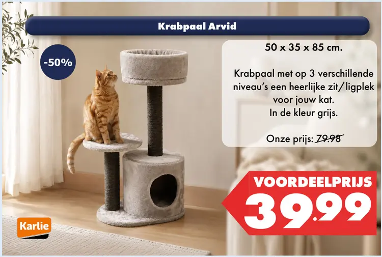 Aanbieding: Krabpaal Arvid