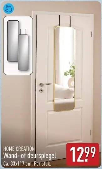 Aanbieding: Wand- of deursspiegel